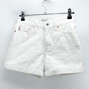 Vintage guess white denim 90s shorts